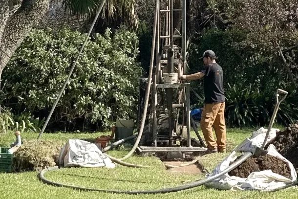 Perforación de agua realizada por Butsch Perforaciones en Zona Oeste